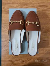 Sandali Vitulli in pelle marrone