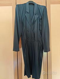 Abito lungo nero stile blazer - Made in Italy 46