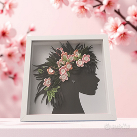 Quadro woman handmade