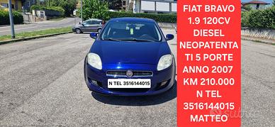 Fiat bravo 1.9 120cv neopatentati 5 porte navigato