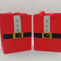 SALDI! SVENDITA 2 BORSE Natalizie fatte a mano