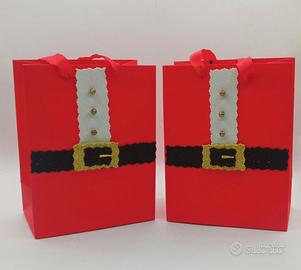 SALDI! SVENDITA 2 BORSE Natalizie fatte a mano