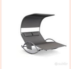 Lettino prendisole e dondolo