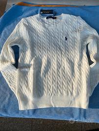 Ralph Lauren Maglione Bianco - Taglia M