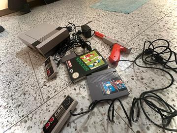 Nintendo NES vintage+pistola++duck hunt+soccer