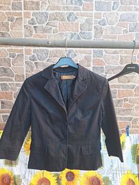 blazer/Giacca Nera Conbipel in Cotone Elastico