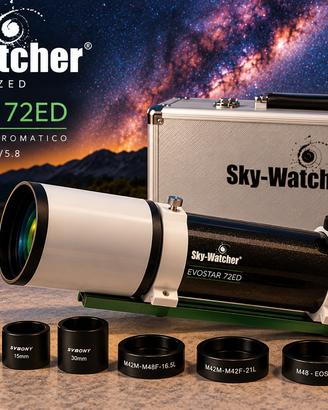 Telescopio Sky-Watcher Evostar 72ED con valigia