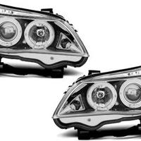 Fari Anteriori ANGEL EYES CHROME Indicatori LED BM