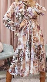 Abito floreale taglia S come nuovo