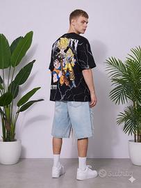 Completo streetwear uomo T-shrit + pantaloncini