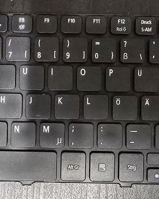 Tastiera in lingua Tedesca per Portatili Acer