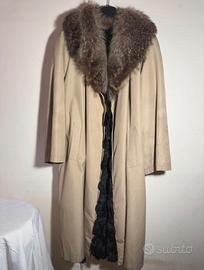 Impermeabile Vintage Beige Lungo VERA PELLICCIA