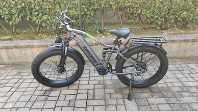 Fat bike pedalata assistita motore 1000 W