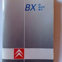Manuale uso e manutenzione Citroen BX 19