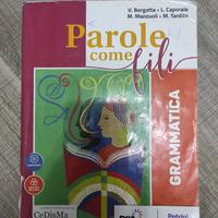 libro di grammatica "PAROLE COME FILI"