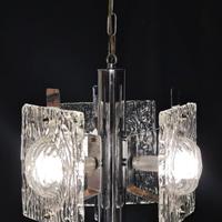 Murano Style anni ’70 – Lampadario Vetro