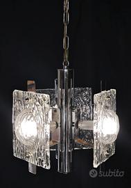 Murano Style anni ’70 – Lampadario Vetro