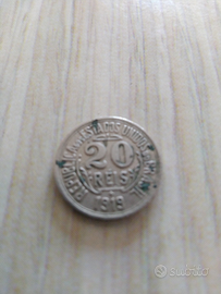 Moneta brasile 20 reis