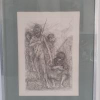 Angelo Canevari acquaforte. 