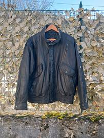 Giacca in pelle nera Jargon uomo taglia M