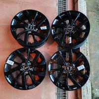 Cerchi lega 16" Audi look nero