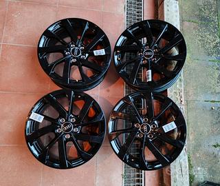 Cerchi lega 16" Audi look nero