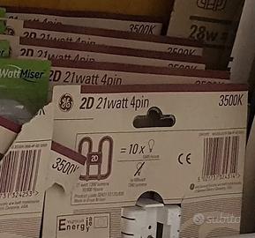 Lampada Fluorescente 2D 21W 4pin G.E.