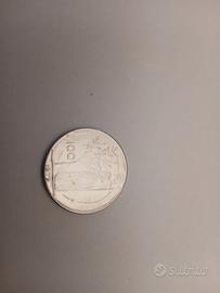 Moneta 100 lire Minerva 1979 errore di conio