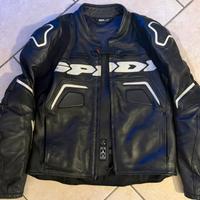 Giacca SPIDI in pelle nera – taglia 48 – Usata