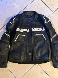 Giacca SPIDI in pelle nera – taglia 48 – Usata