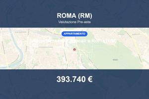 Immobile in asta di 173 m² con box auto a Roma