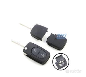 ALLOGGIAMENTO CHIAVE AUDI QUADRATA 2 PULSANTI CON 