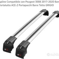 Barre portatutto per Peugeot 3008