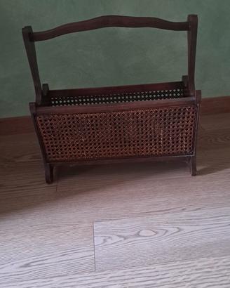Portariviste vintage in legno