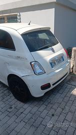 Fiat 500 incidentata  allestita sport  2015