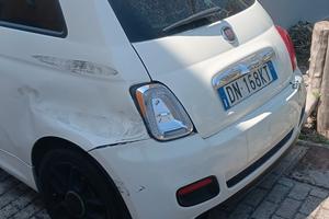 Fiat 500 incidentata  allestita sport  2015