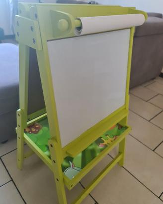 Lavagna Bifacciale in Legno  –Tema Giungla