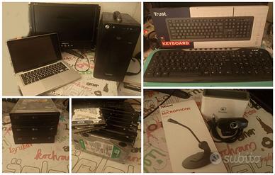 💻- PC FISSO + ACCESSORI + HARD DISK + EXTRA 💾