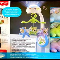 Giostrina musicale proiettore Butterflydreams 3in1