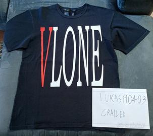 Maglietta Vlone "Staple" nera/rossa