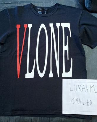 Maglietta Vlone "Staple" nera/rossa