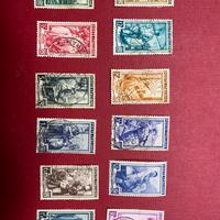 Francobolli serie ITALIA AL LAVORO 1950-1955