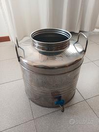 fusto olio da 30 LT inox
