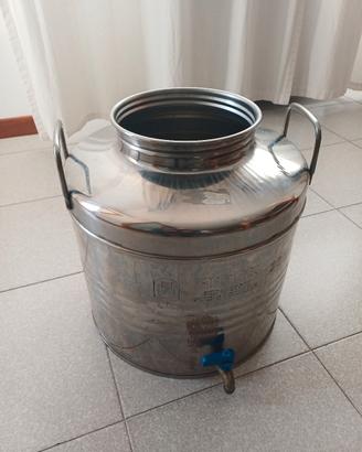 fusto olio da 30 LT inox
