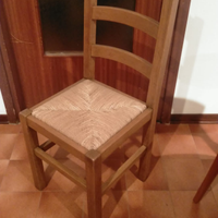 Sedie in legno di rovere massello