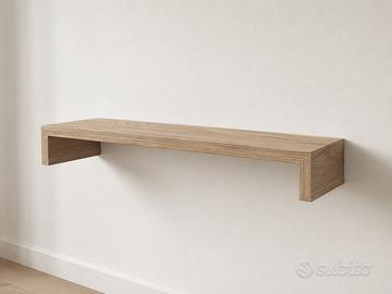 Mensola moderna effetto legno