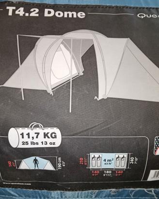 Tenda Campeggio Quechua T4.2 Dome