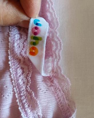 body intimo neonata lana e seta in 12/18 mesi