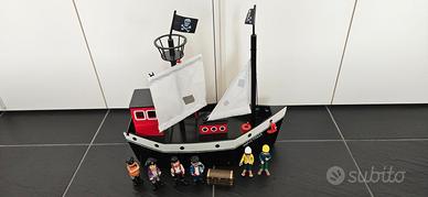 Nave pirata pippi calze lunghe