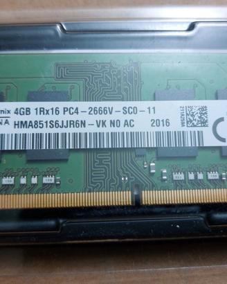 Ram 4GB DDR4 Laptop + 2GB DDR2 per PC + Phenom II